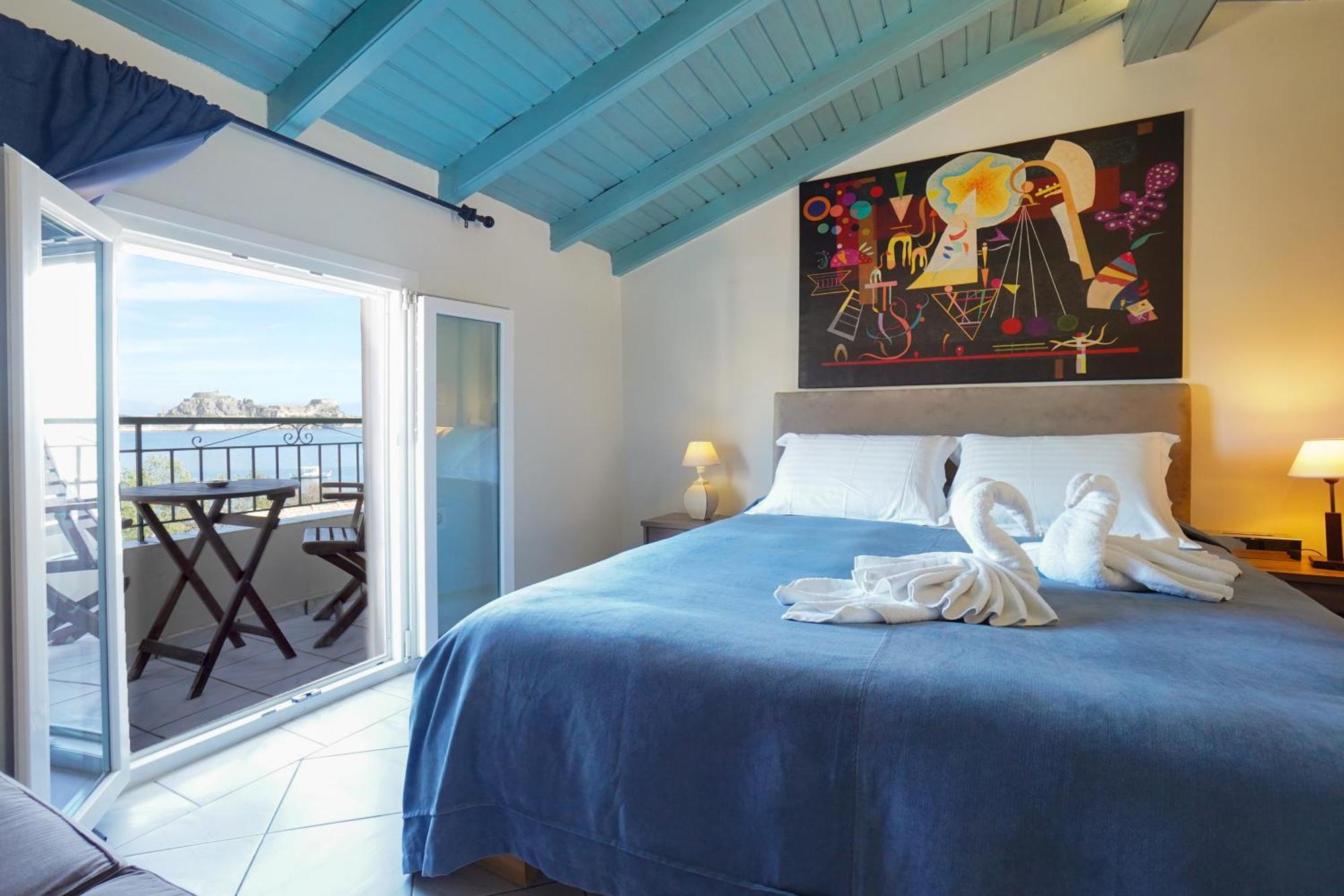 Anemomilos Sea View Penthouse Korfu Dış mekan fotoğraf