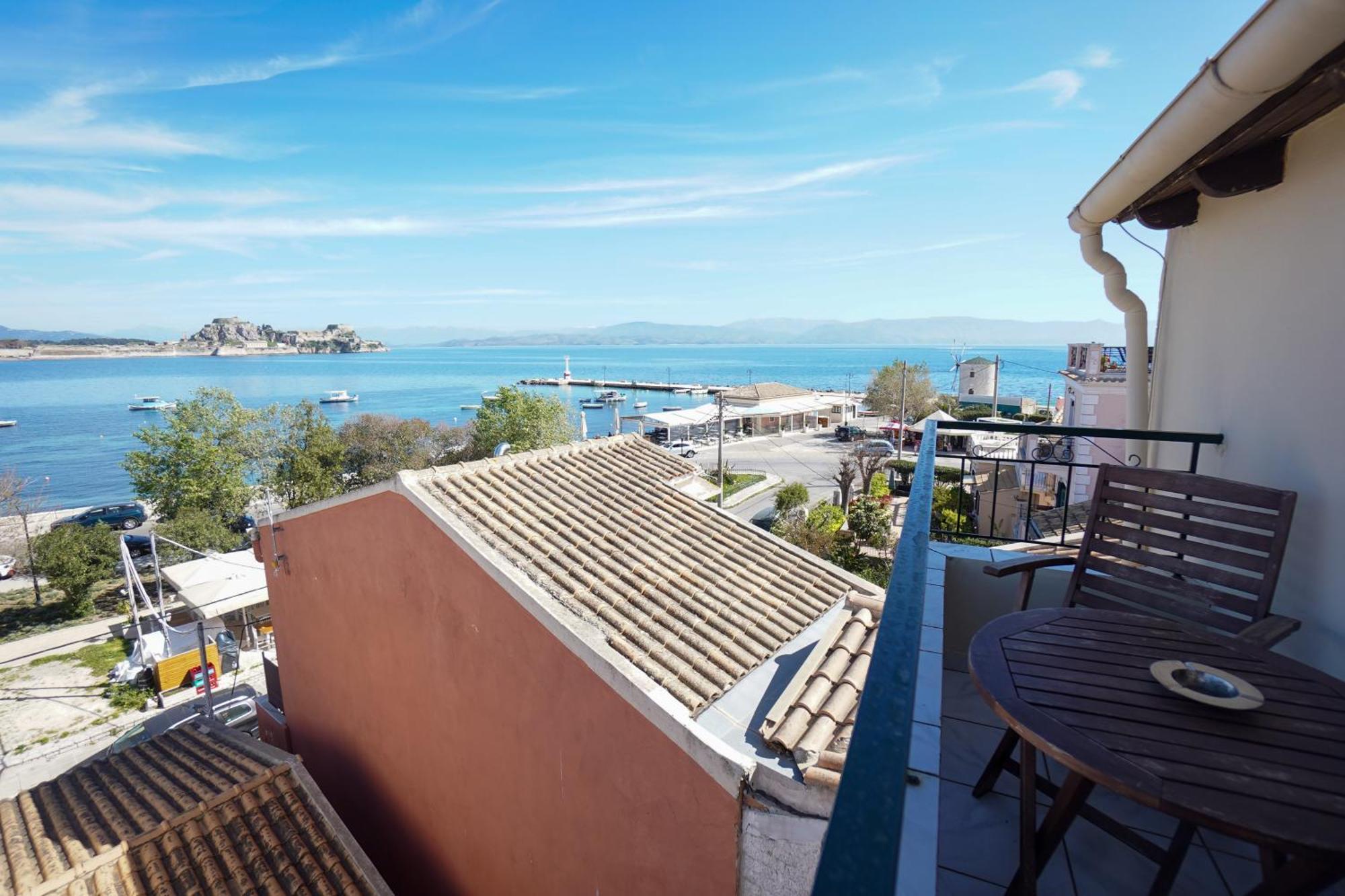 Anemomilos Sea View Penthouse Korfu Dış mekan fotoğraf
