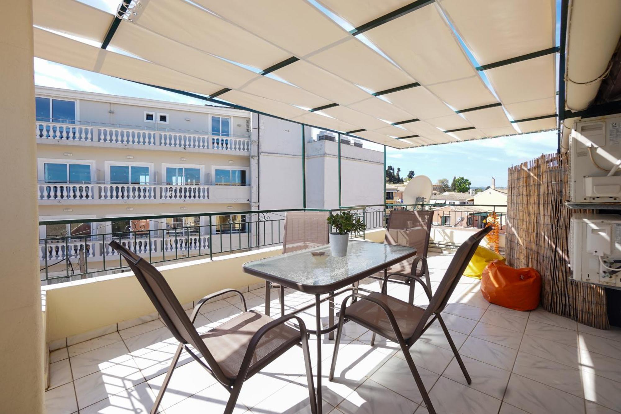 Anemomilos Sea View Penthouse Korfu Dış mekan fotoğraf
