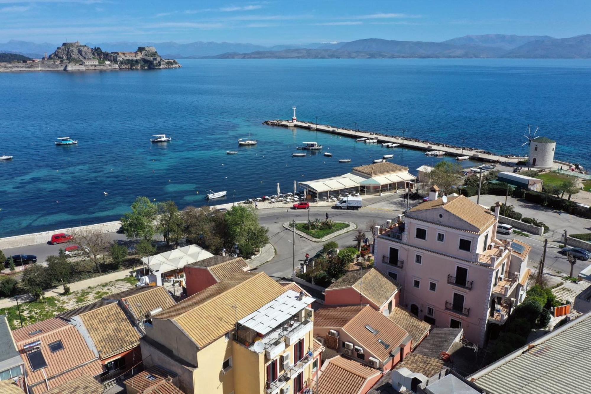 Anemomilos Sea View Penthouse Korfu Dış mekan fotoğraf