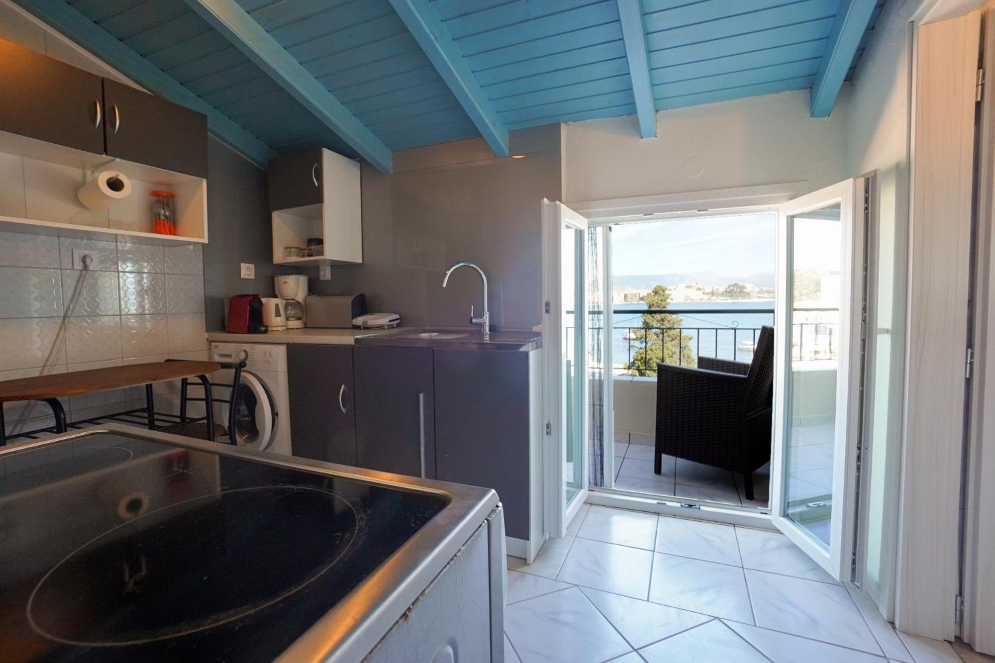 Anemomilos Sea View Penthouse Korfu Dış mekan fotoğraf