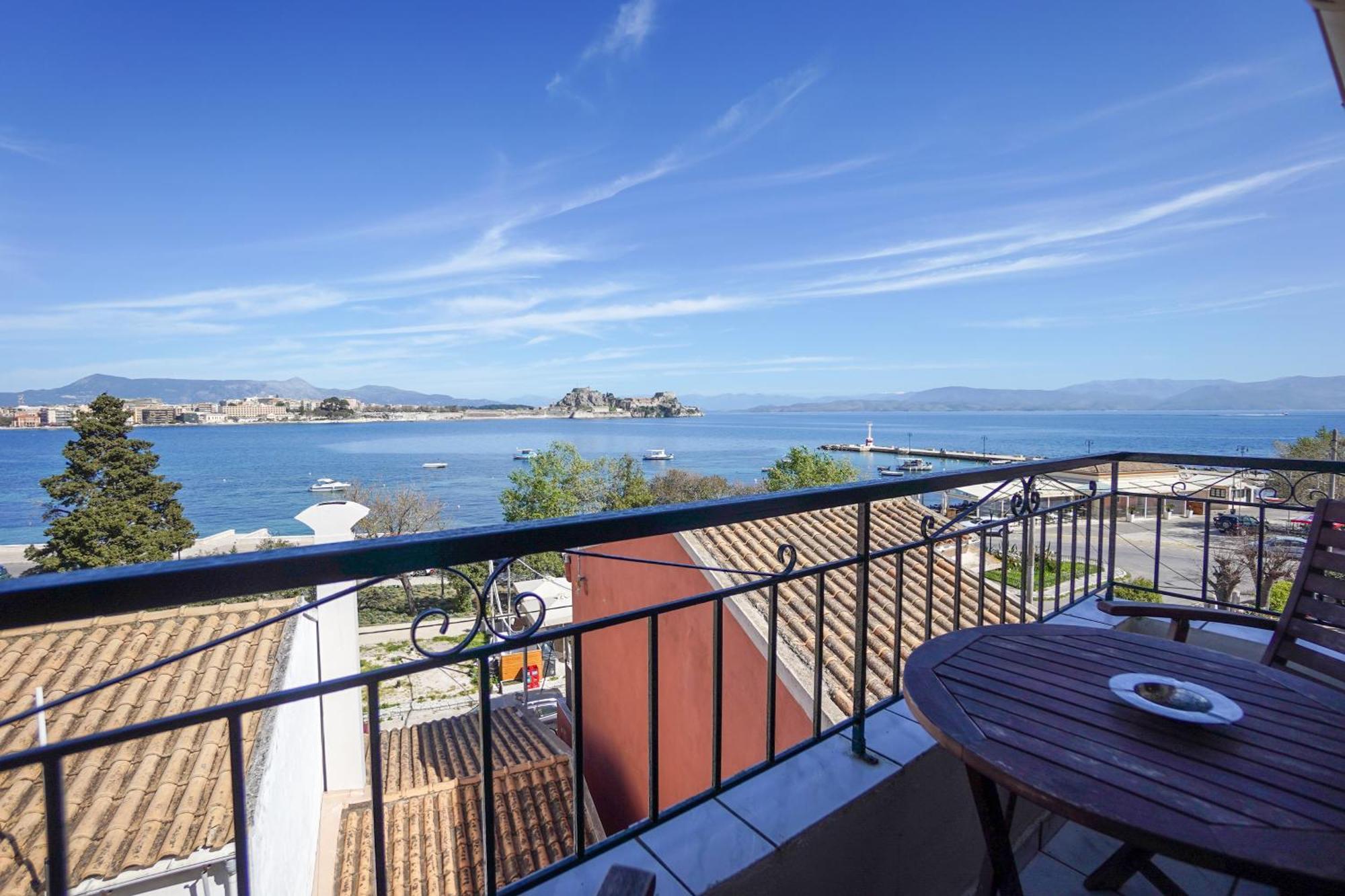 Anemomilos Sea View Penthouse Korfu Dış mekan fotoğraf