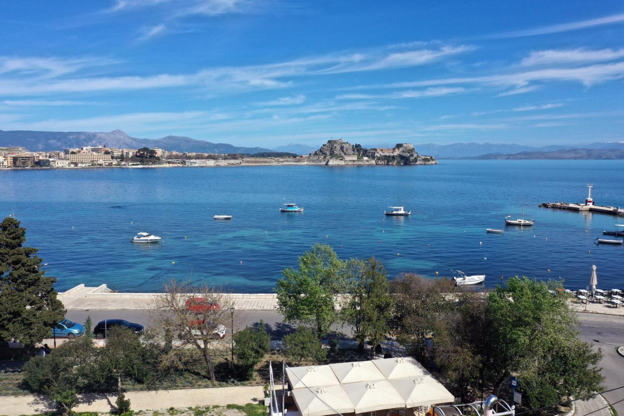 Anemomilos Sea View Penthouse Korfu Dış mekan fotoğraf